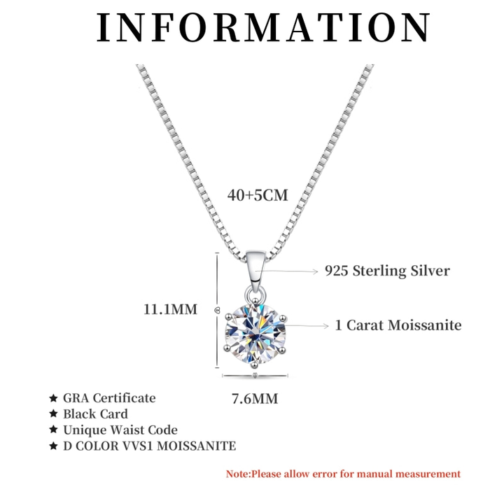 Dazzling Moissanite Necklace-State of Style