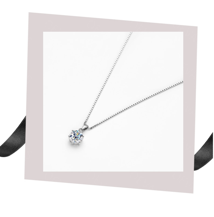 Dazzling Moissanite Necklace-State of Style