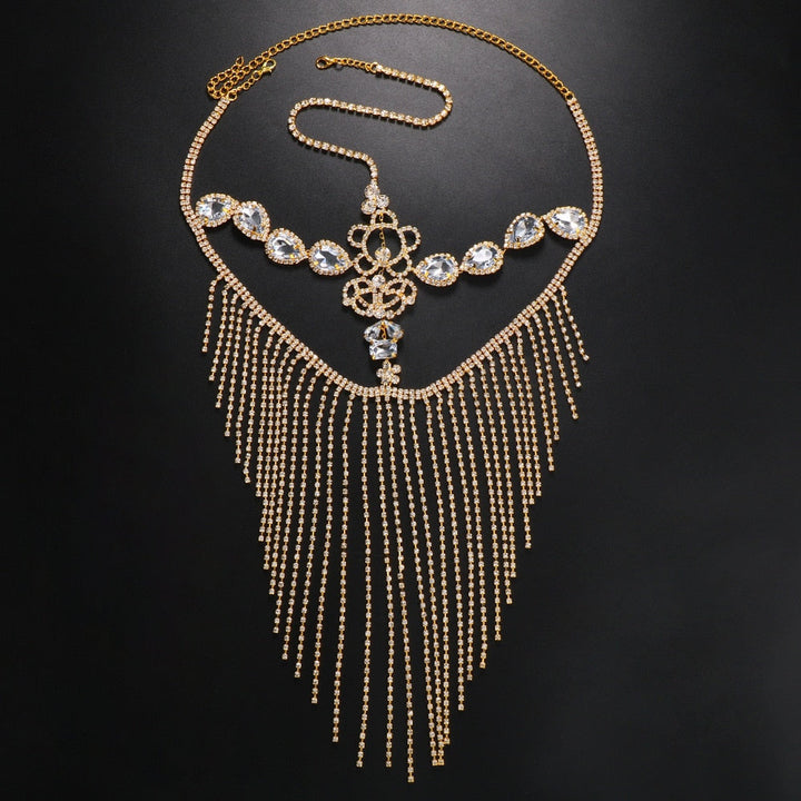Dazzling Veil Mask | Masquerade Face Jewellery-Type A: Glow Colour-State of Style