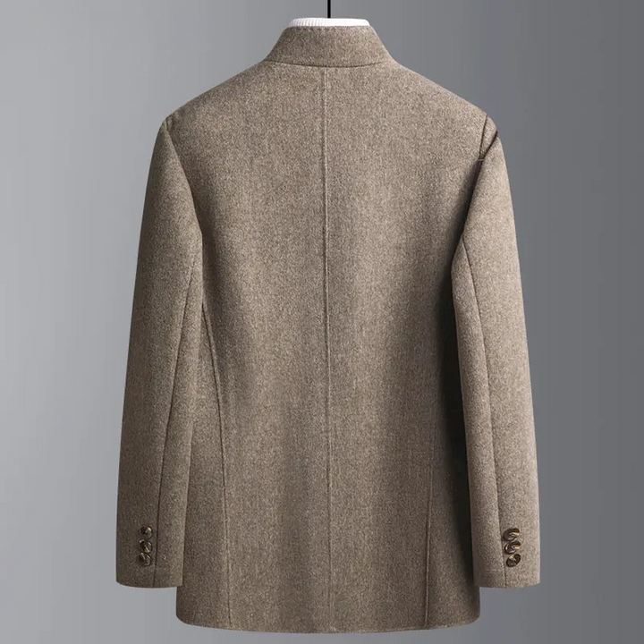 Medium-Length Men's Coat Made of Wool-Cashmere – Victor
