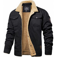 DEAVON - Timeless Bomber Jacket for Men-Black-S-State of Style