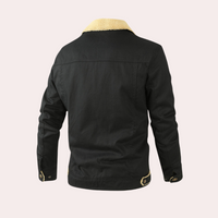DEAVON - Timeless Bomber Jacket for Men-Black-S-State of Style