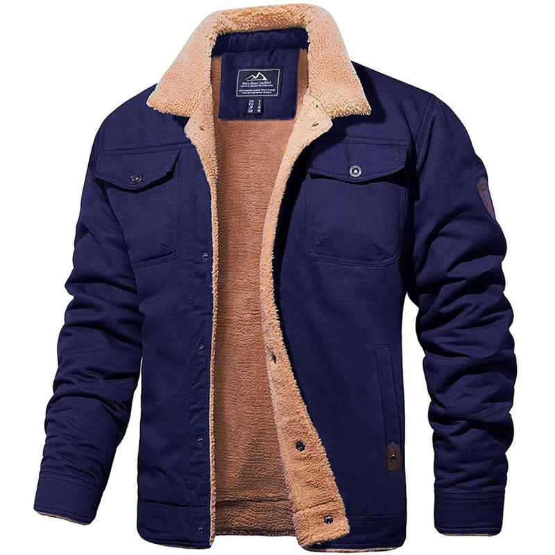 DEAVON - Timeless Bomber Jacket for Men-Marine-S-State of Style