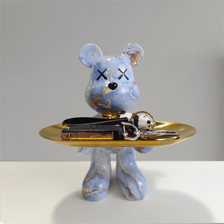 Decorative Storage Figure – Bruno Table Bear-Light blue-State of Style