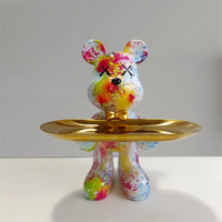Decorative Storage Figure – Bruno Table Bear-Multicoloured-State of Style