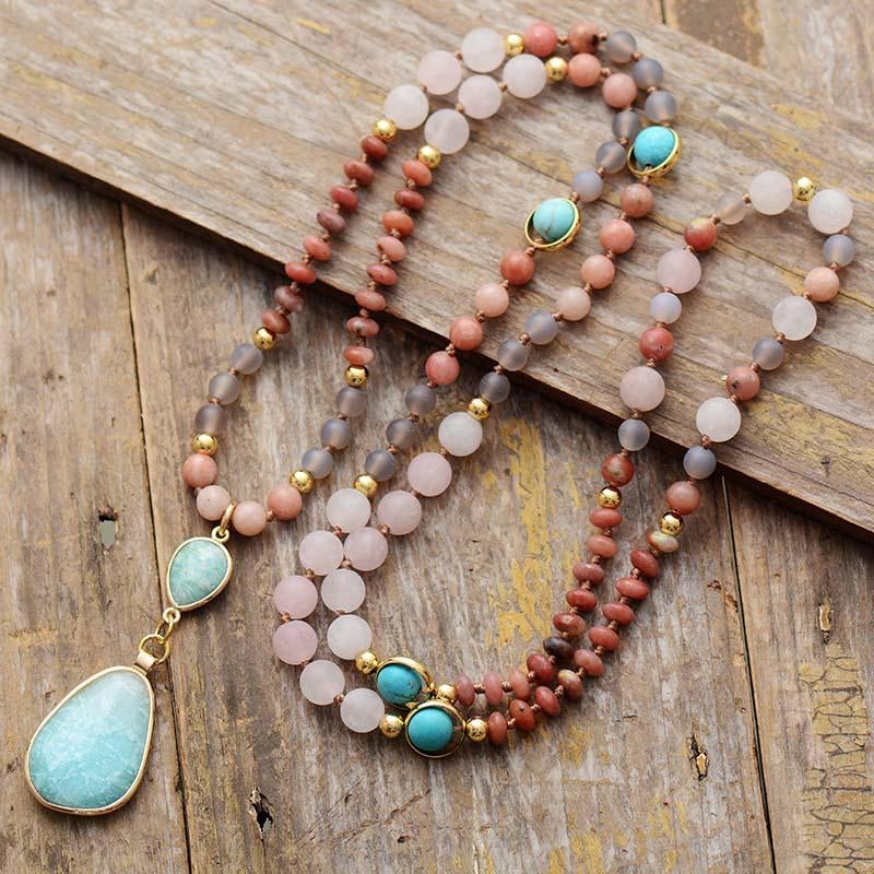 Deep Cleansing Pastel Mala Necklace - Aurielle-State of Style