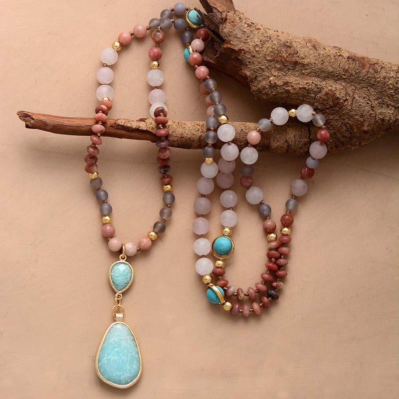 Deep Cleansing Pastel Mala Necklace - Aurielle-State of Style