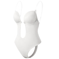 DEEP V BACKLESS BODY SHAPER-White-S-State of Style