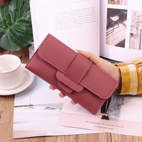 Minimalist Long Leather Wallet – Elegant & Organised Design