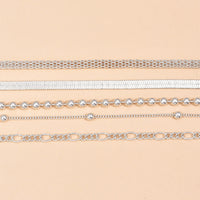 Delicate Beaded Snake Anklet | Elegant Foot Jewellery-Butterfly Gold-State of Style