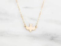 Delicate Bird Necklace-State of Style