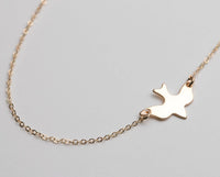 Delicate Bird Necklace-State of Style