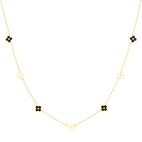 Delicate Flower Necklace - Lilliane-Gold-State of Style
