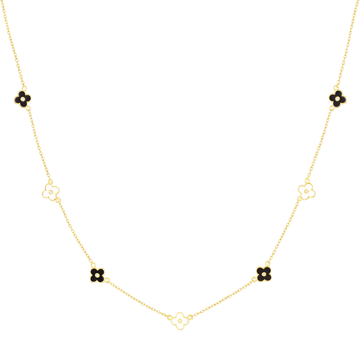 Delicate Flower Necklace - Lilliane-Gold-State of Style