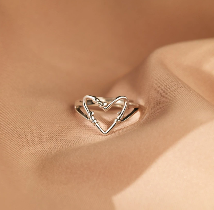 Delicate Heart Ring | Fine Jewellery for Women-State of Style