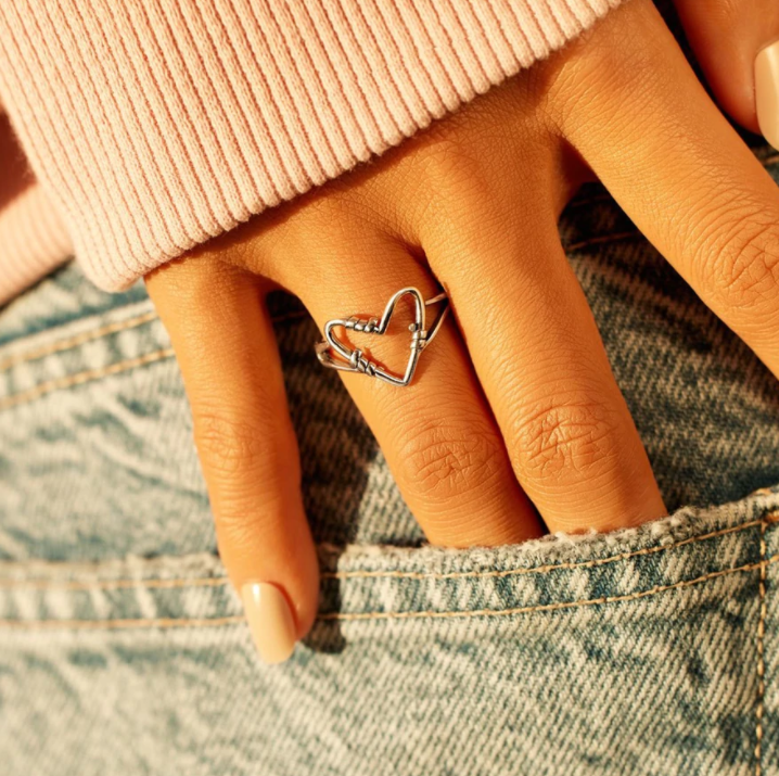 Delicate Heart Ring | Fine Jewellery for Women-State of Style