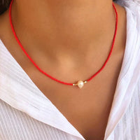 Delicate Pearl Necklace (1+1 Free) - LuxeParel-Turquoise + black (1+1 free)-State of Style