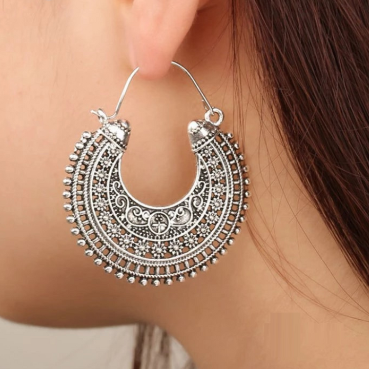Delicate Tibetan Earrings | 925 Silver Jewellery-State of Style