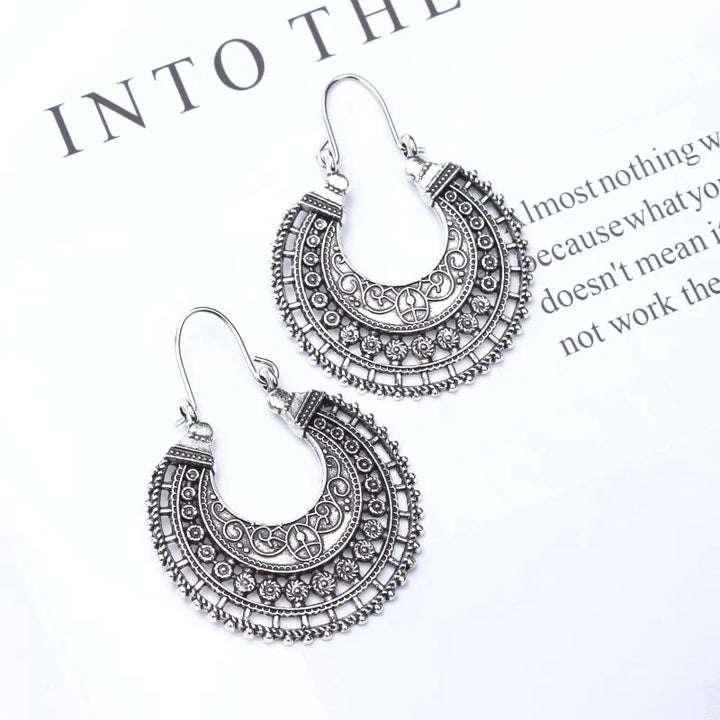 Delicate Tibetan Earrings | 925 Silver Jewellery-State of Style