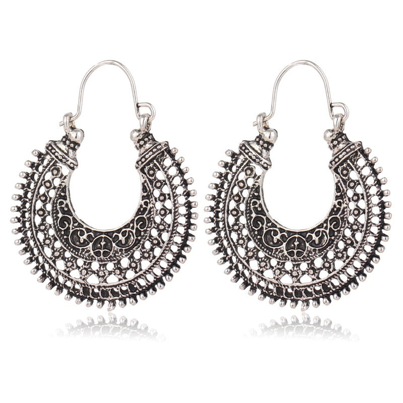 Delicate Tibetan Earrings | 925 Silver Jewellery-State of Style