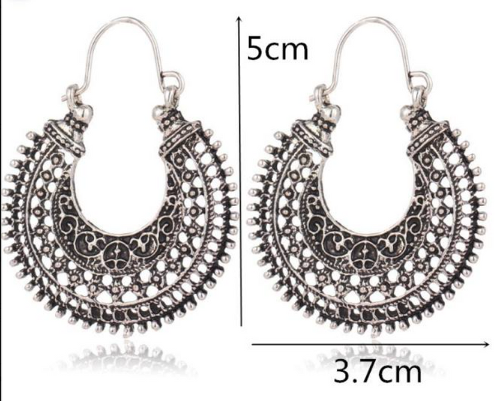 Delicate Tibetan Earrings | 925 Silver Jewellery-State of Style