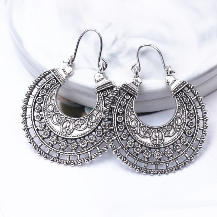 Delicate Tibetan Earrings | 925 Silver Jewellery-State of Style