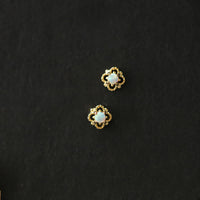 Delicate Vintage Opal Earrings - Seraphina-Gold-State of Style