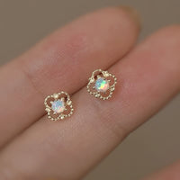 Delicate Vintage Opal Earrings - Seraphina-Gold-State of Style