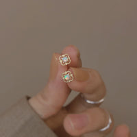 Delicate Vintage Opal Earrings - Seraphina-Gold-State of Style