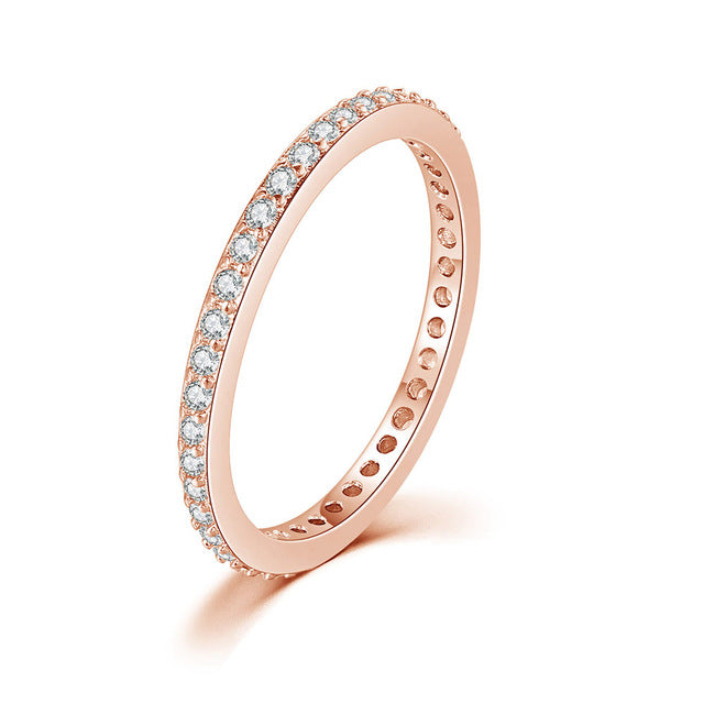 Delicate Women's Ring | Small & Sweet Design | Minimalist Jewellery-Diameter (mm):60-Gold Rose-State of Style