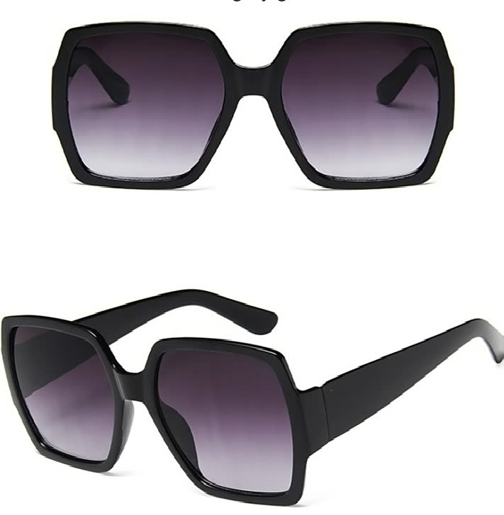DelicateGlasses | Trendy Women's Sunglasses-Black/Grey-State of Style