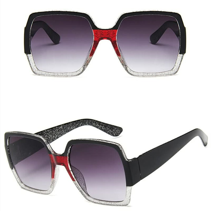 DelicateGlasses | Trendy Women's Sunglasses-Black/White-State of Style