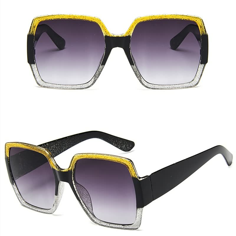 DelicateGlasses | Trendy Women's Sunglasses-Yellow/White-State of Style