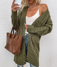 Ladies' knitted cardigan with pockets – Noelle