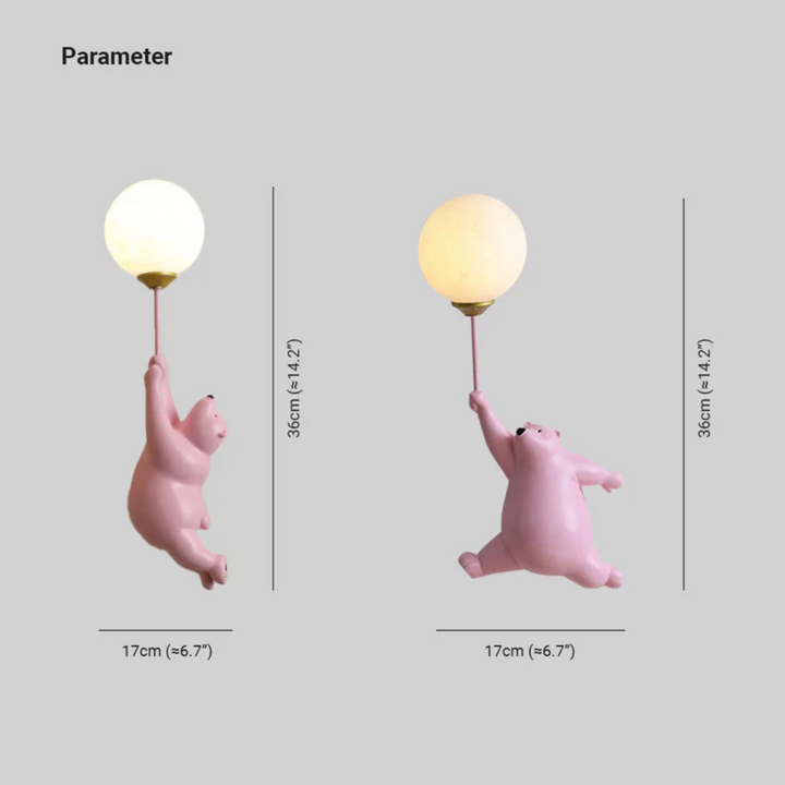 Design Beer LED Wall Lamp - TeddyGlow-White-A-State of Style