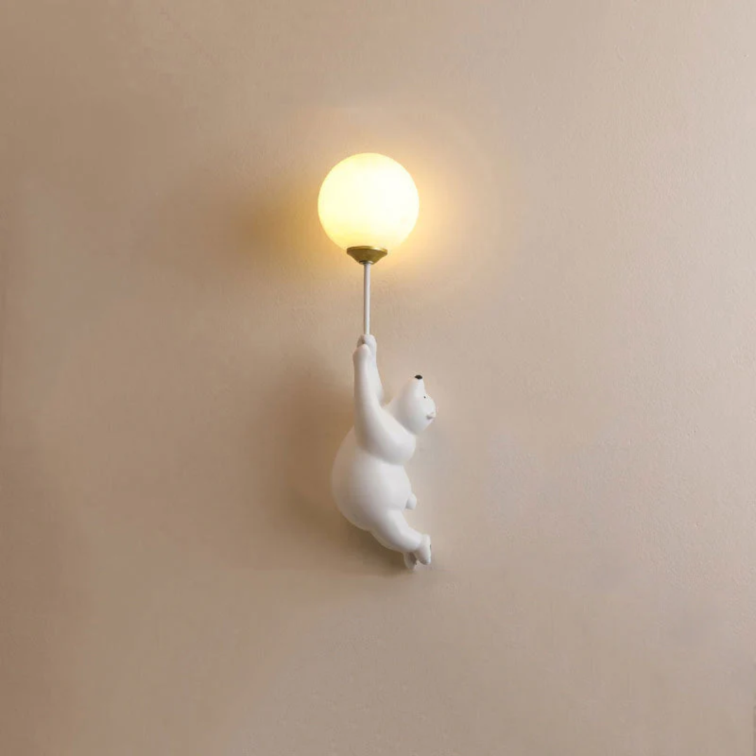 Design Beer LED Wall Lamp - TeddyGlow-White-B-State of Style