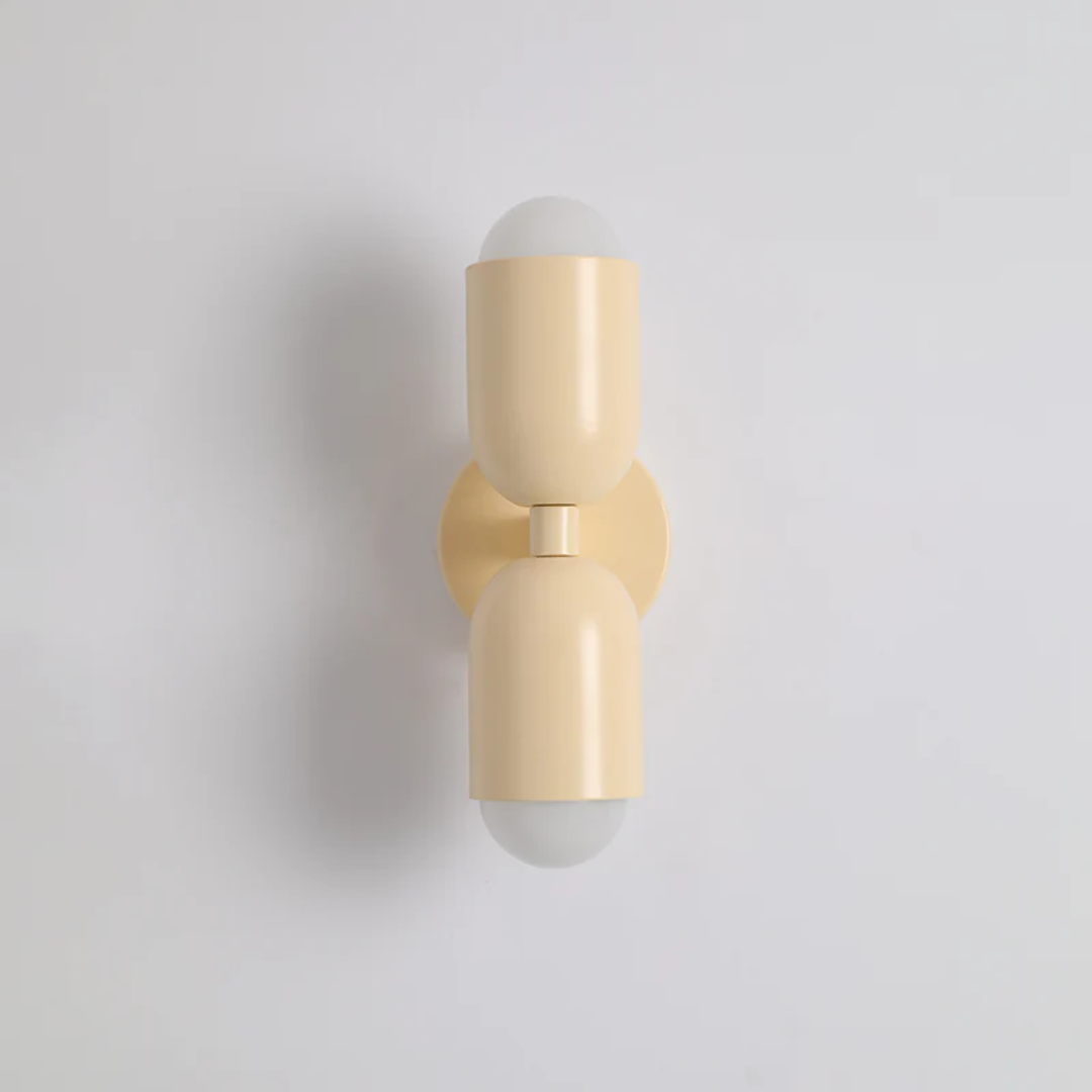 Design Double-Sided LED Wall Lamp - Colorwave-Beige-State of Style