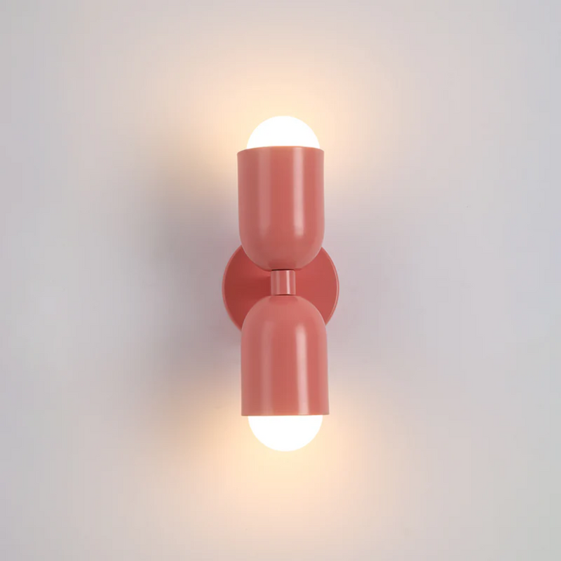 Design Double-Sided LED Wall Lamp - Colorwave-Pink-State of Style