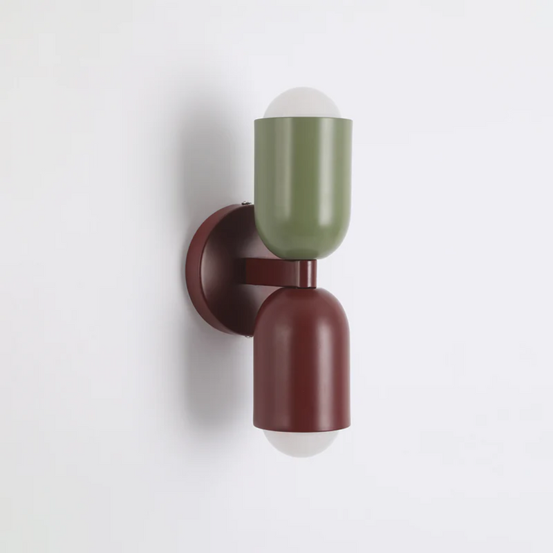 Design Double-Sided LED Wall Lamp - Colorwave-Red-Green-State of Style