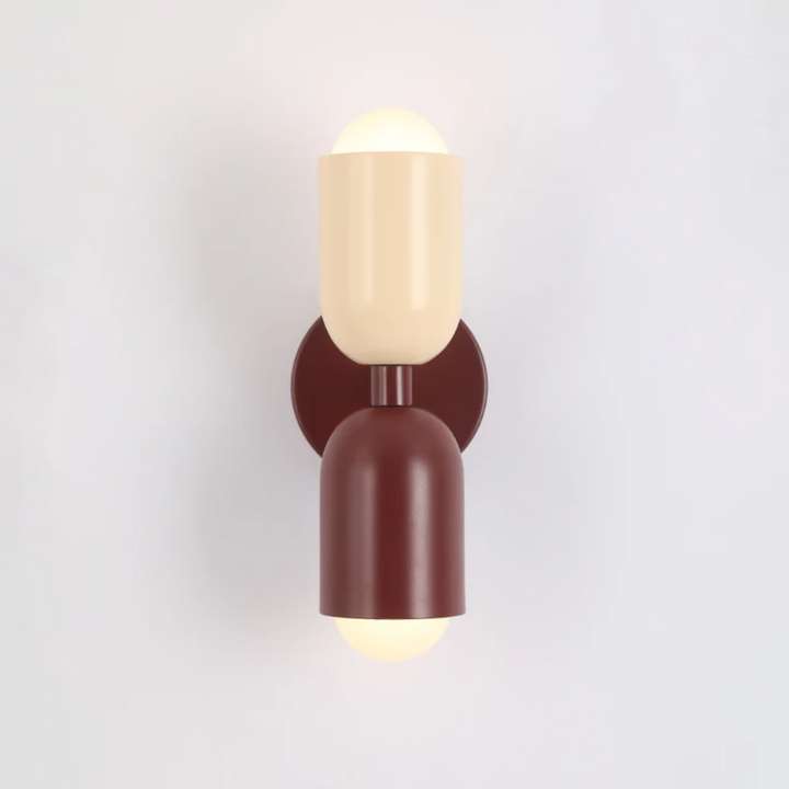 Design Double-Sided LED Wall Lamp - Colorwave-Red-White-State of Style
