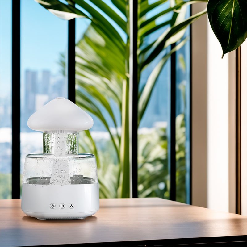 Design Humidifier – RainCloud-White-State of Style