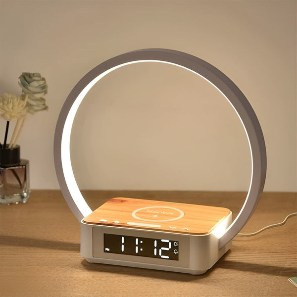 Design Night Light with Charger and Gentle Wake Function - LumoRise-State of Style