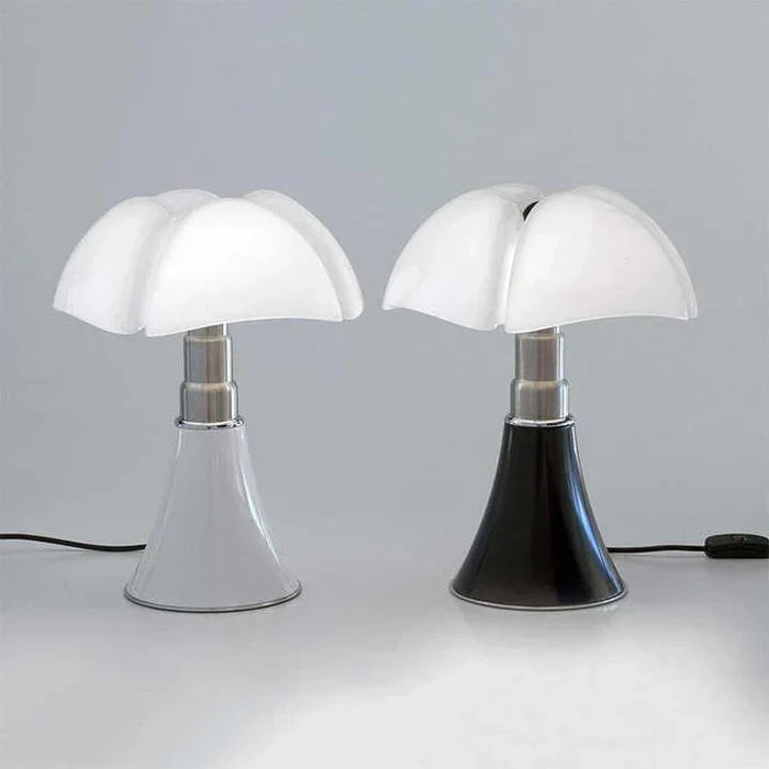 Designer Flower Table Lamp - FloraLuxe-Black-State of Style