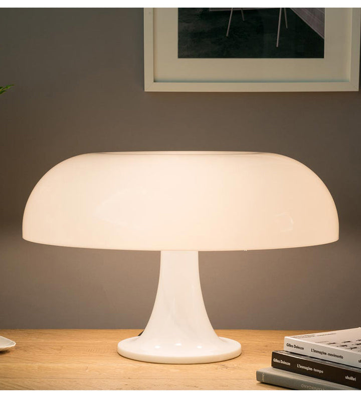 DESIGNER LED TOADSTOOL TABLE LAMP - MODERN MINIMALIST FOR BEDROOM & LIVING ROOM-White-EU Plug-State of Style