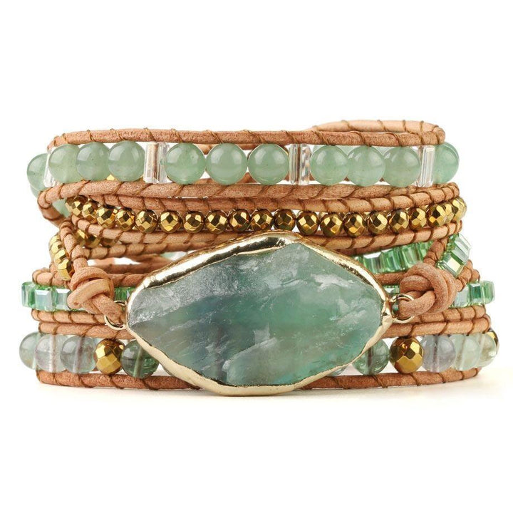 Detoxifying Fluorite Wrap Bracelet – Iris-State of Style