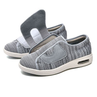 Diabetic Walking Shoes for Wide Swollen Feet - ComfortPlus-Grey-4.0-State of Style