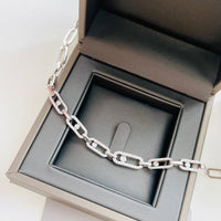 Diamond Fusion Multi-Diamond Ring Choker Necklace | Elegant Statement Jewellery-White Gold-26-40cm-State of Style