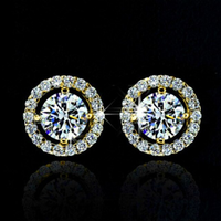 Diamond Knob Earrings For Women | Elegant and Stylish Jewellery-Rose Gold-State of Style