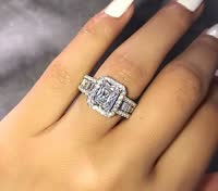 Diamond Ring For Women | Elegant Design | Perfect Gift-White-6.0-State of Style