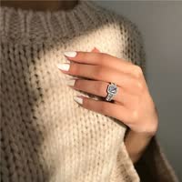Diamond Ring For Women | Elegant Design | Perfect Gift-White-6.0-State of Style